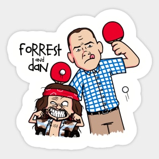 Forrest and Dan! Sticker